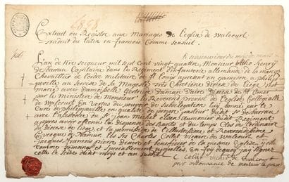 PAS-DE-CALAIS - “Extrait du registre des...
