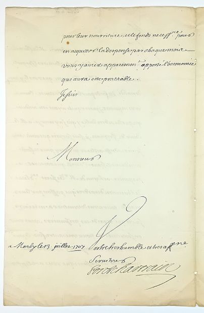 Jérôme PHELYPEAUX, Comte de PONTCHARTRAIN,...