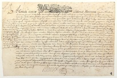 YVELINES. 1701. NEAUPHLE. “Devant Nicolas...