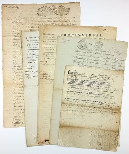 PUY-DE-DÔME. ISSOIRE. 5 Pièces (1788-1795)...