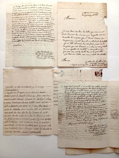 GARD. 26 letters and documents (1657–1844):...
