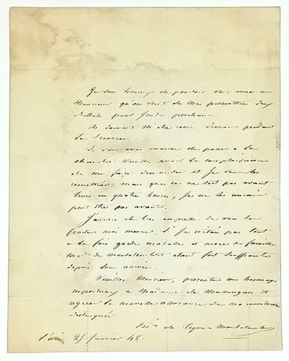 Jules de TRYON de MONTALEMBERT (1790 - 1858),...