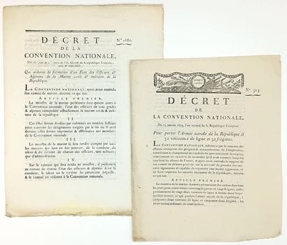 NAVY. 2 Decrees: NAVAL FORCE – “Decree of...