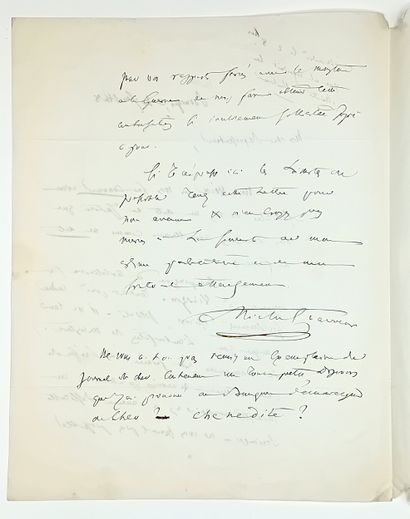 BOURGES (CHER) 30 septembre 1848. Lettre...