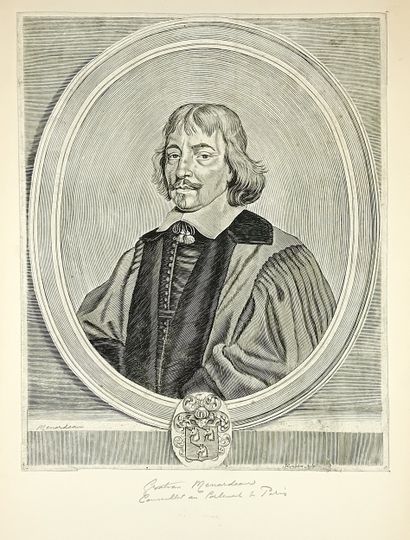 PARIS. 4 18th-century engraved portraits:...