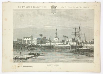 COLONIES D’AFRIQUE. 5 Imprimés in-4° : «...