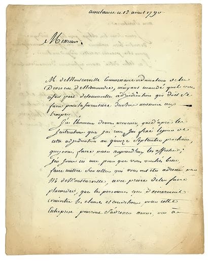 MANCHE. COUTANCES (50), August 13, 1790....