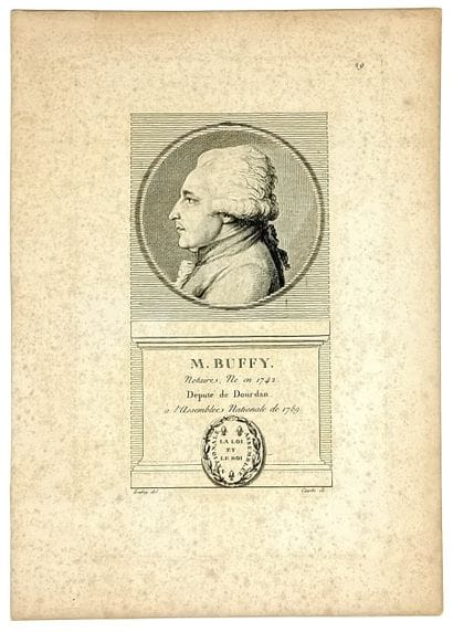 Louis René BUFFY, Notaire, Député du Tiers...