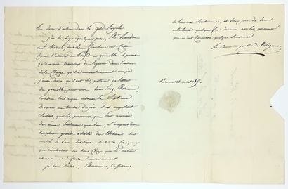 Comte Jules de POLIGNAC (Paris 1780-1847),...