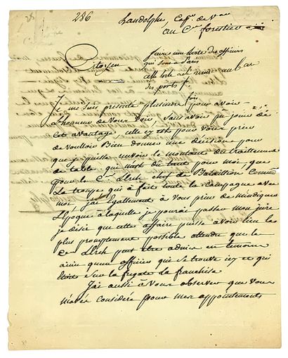 MARINE. LANDOLPHE Jean François (Auxonne...