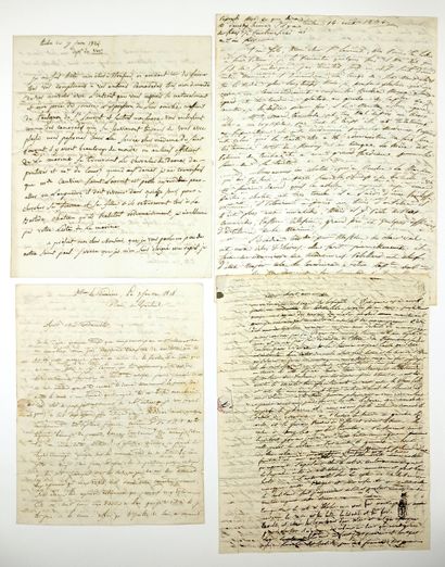 VAR. PORT OF TOULON. 7 Letters (1818–1855),...