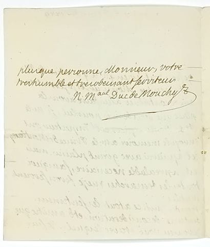 Philippe de Noailles, Duc de MOUCHY, Maréchal...