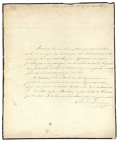 Louis Henri Joseph CONDÉ, Duc De BOURBON,...