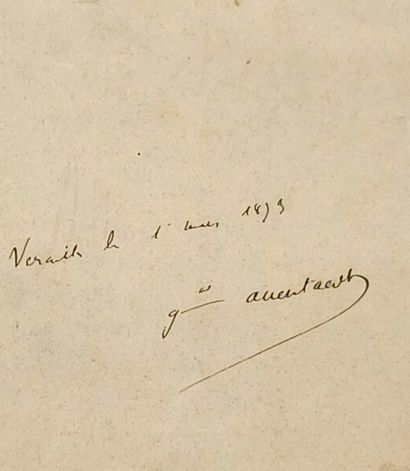 Léopold DAVOUT, 3ème Duc d’Auerstaedt. «...