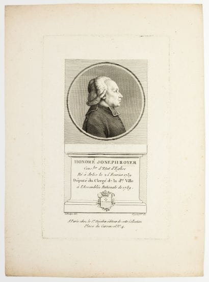 Honoré Joseph ROYER, Député du Clergé d’ARLES...