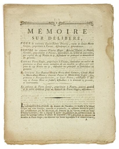 YONNE. MEMORANDUM of Deliberations regarding...