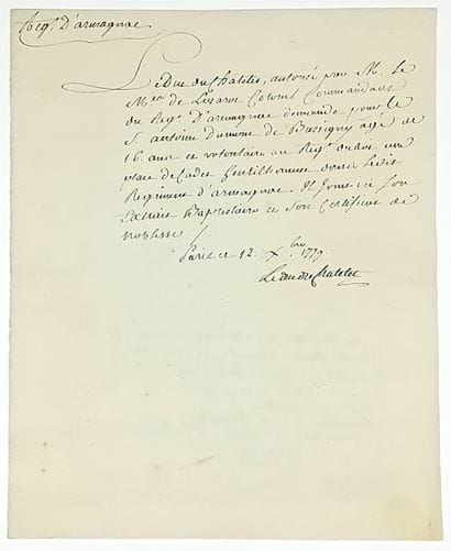 DU CHÂTELET D’HARAUCOURT-LOMONT (Louis-Marie-Florent,...