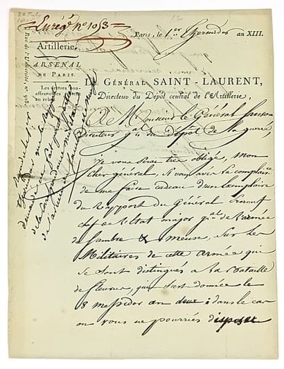 General SAINT LAURENT Louis Joseph Auguste...