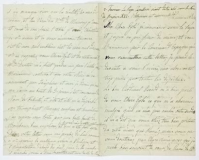 Letter Addressed to MARSHAL NEŸ, Regarding...