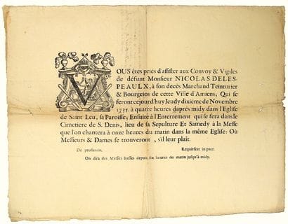 SOMME. 1735. AMIENS. 2 Mémoras, savoir :...