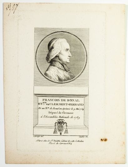 François de BONAL, Évêque de Clermont-Ferrand,...