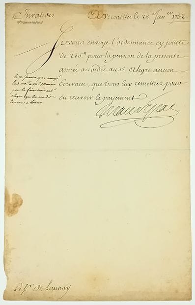MAUREPAS (Jean-Frédéric PHÉLYPEAUX Comte...