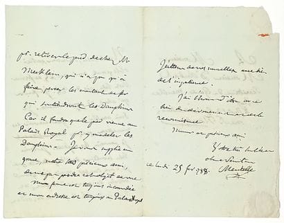 Edme MENTELLE, Géographe (Paris 1730 – 1815)...