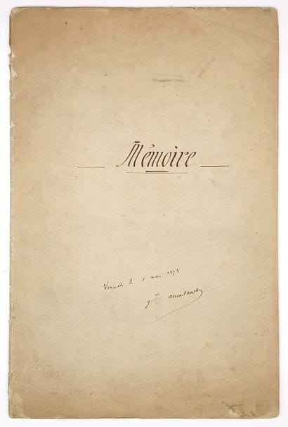 Léopold DAVOUT, 3ème Duc d’Auerstaedt. «...