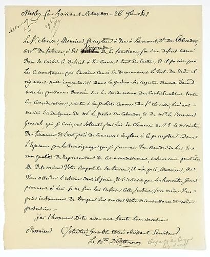 Guillaume Louis, Baron d’ARTHENAY (Tribehou,...