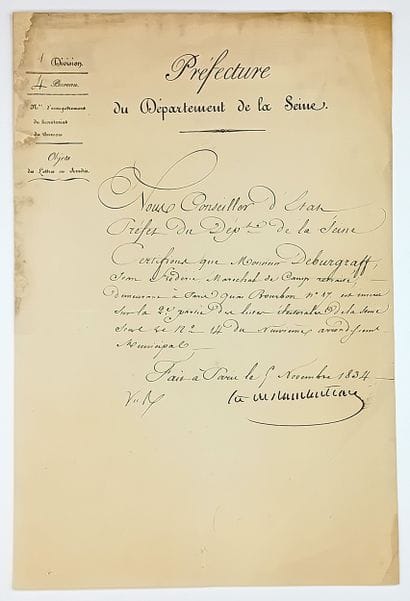 Count de RAMBUTEAU. Claude Philibert Barthelot...