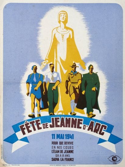 « FÊTE DE JEANNE D’ARC, 11 Mai 1941, pour...