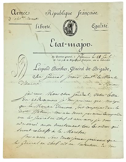 Victor Léopold BERTHIER (Versailles 1770–1807),...