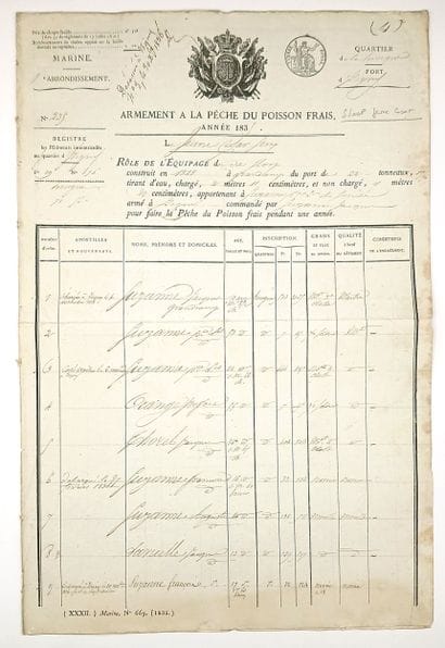 CALVADOS. PORT OF ISIGNY-SUR-MER. Fishing...