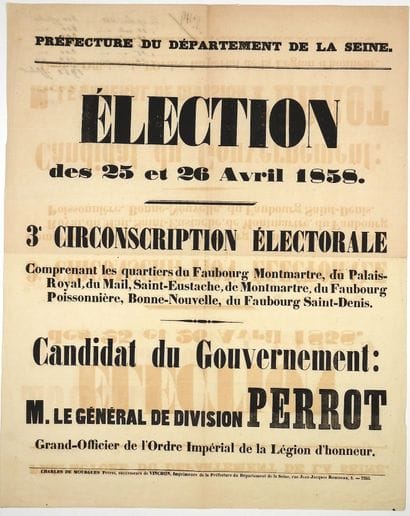 (PARIS) Département DE LA SEINE - ÉLECTIONS...