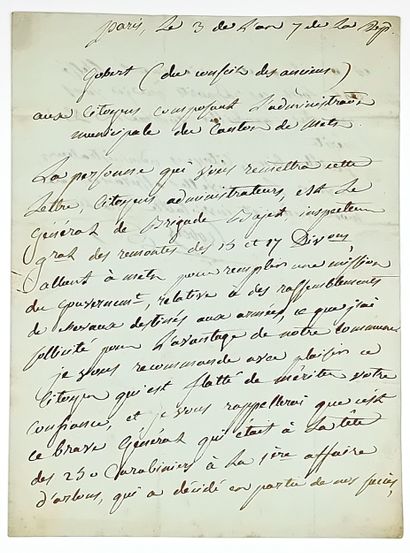 GOBERT, Dominique-François (1752–1819), Deputy...