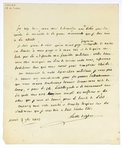 BRANTES-CESSAC. Jean-Girard LACUÉE, Comte...