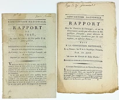 SAINT JUST (Louis-Antoine de) 1767–1794—Member...