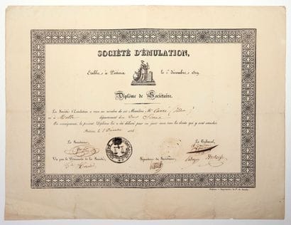 VIENNA. “SOCIÉTÉ D’ÉMULATION, established...