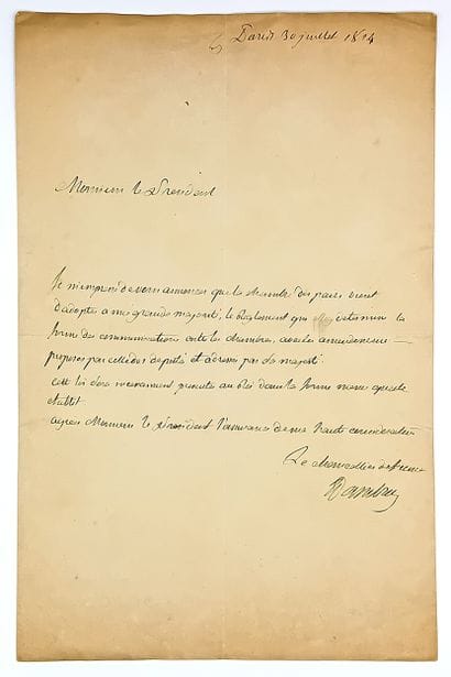 Charles Henri DAMBRAY (Rouen/ Seine-Maritime...