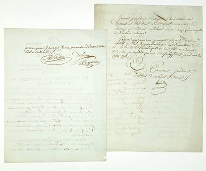SEINE-SAINT-DENIS. 2 DOCUMENTS: SAINT-DENIS...