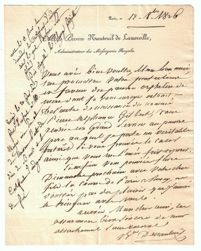 YVELINES. Baron Denis POISSALLOLLE de NANTEUIL...