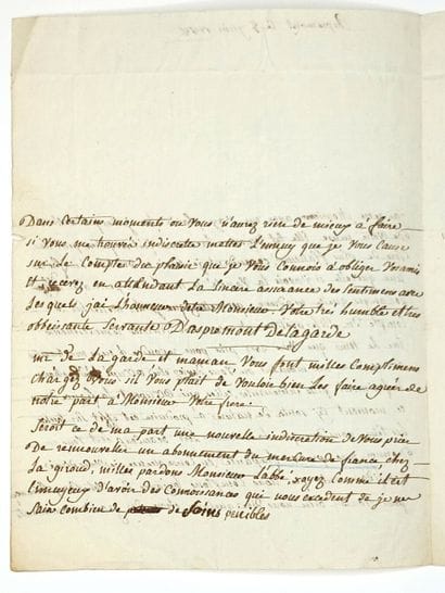 HAUTES-ALPES. Lettre d’ASPREMONT du 8 Juin...