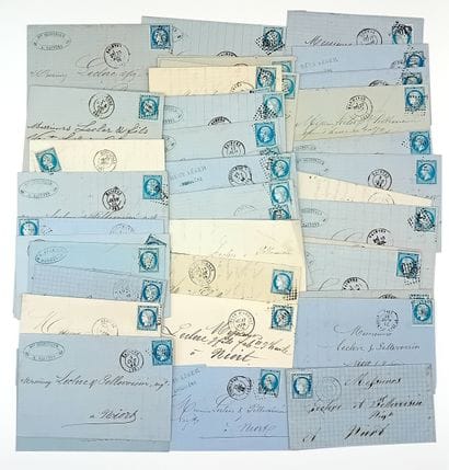DEUX-SÈVRES. NIORT. 46 Lettres commerciales...