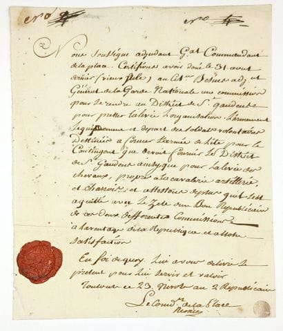 HAUTE-GARONNE. CITY OF TOULOUSE – Certificate...