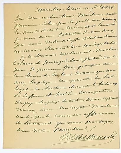Marshal MACDONALD (Etienne, Jacques, Joseph,...