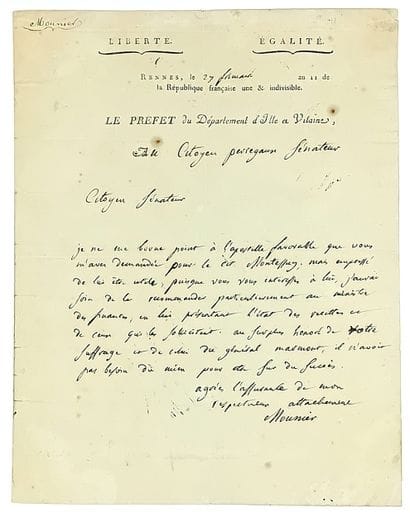 Jean-Joseph MOUNIER (Grenoble/Isère 1758...