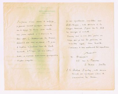 Alfred FRANCAIX (1880–1970, composer and...