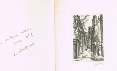 Jacques BOULLAIRE (1893–1976, painter, illustrator,...