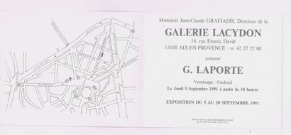 Georges LAPORTE (1926–2000, a painter whose...