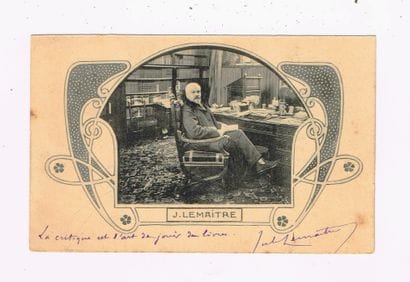 Jules LEMAITRE (1853–1914, writer and critic...